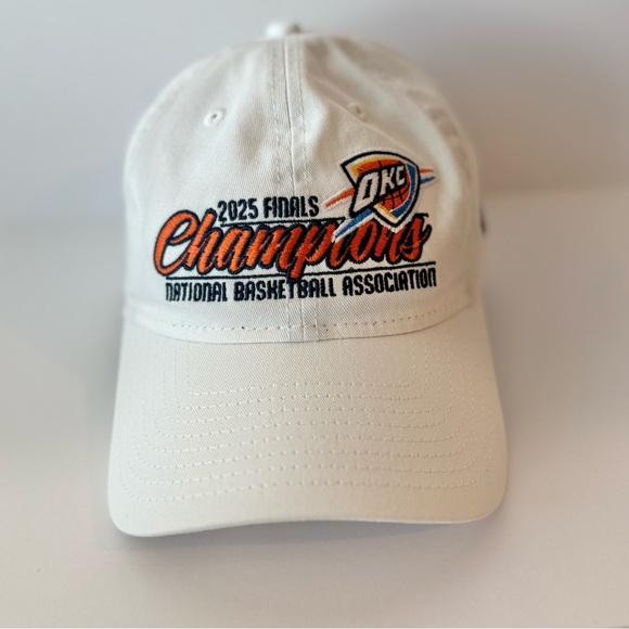 New Era Other - Oklahoma City Thunder NBA New Era Adjustable Strapback Hat 2025 Finals